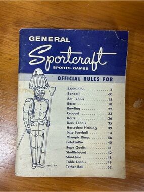 Sportscraft Game Rules Booklet